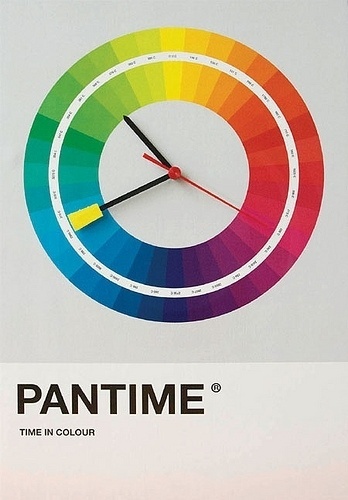 pantone clock | Flickr - Photo Sharing! #color #pantone #pantime