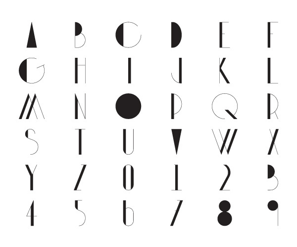 Minimo Typeface on Behance #geometric