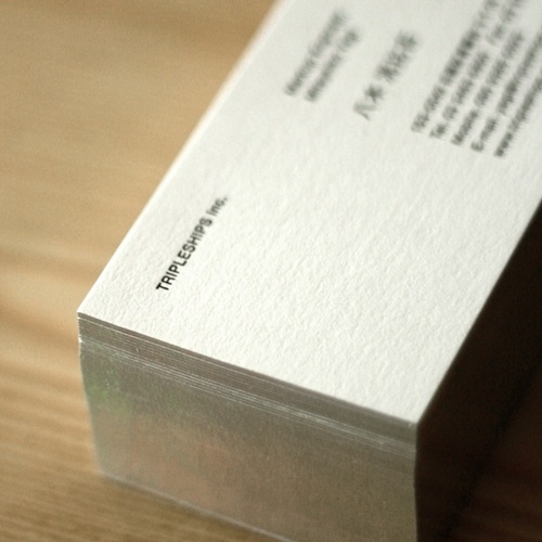 トリプルシップス/TRIPLESHIPS Inc. » 新しい名刺 #card #design #graphic #business