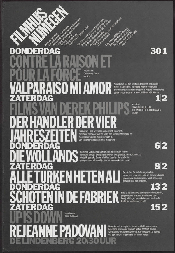 Filmhuis Nijmegen #netherlands #martens #classic #karel #ilu