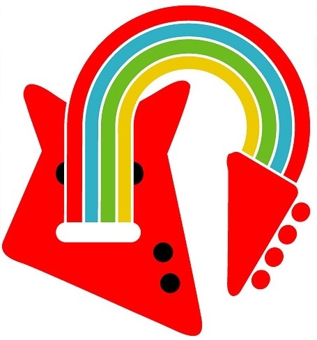 Insights: Geoff McFetridge, Champion Studio, Los Angeles — Calendar — Walker Art Center #guitar #vector #mcfetridge #geoff #colorful #rainbow