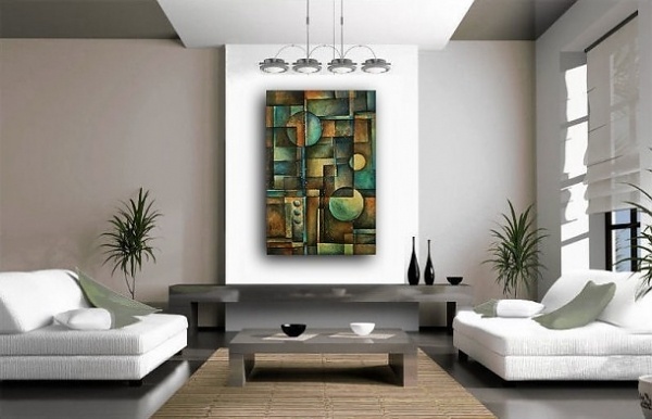 25 nonfigurative paintings – the abstract paintings in the interior #nonfigurative #abstract #painting #paintings