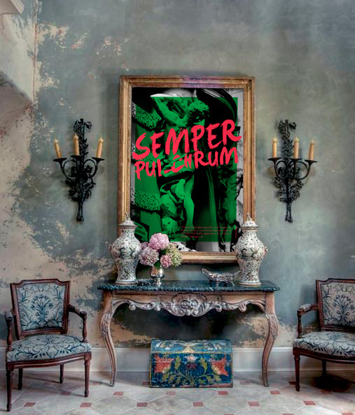 Lviv Poster #interior #poster #contrast #lviv #ukraine #green
