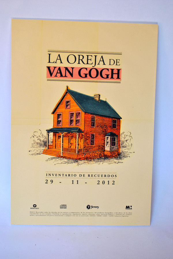 La Oreja de Van Gogh. edicion de lujo http://www.behance.net/gallery/La-Oreja-de-Van-Gogh-edicion-de-lujo/6118909 #vintage #book #poster #typography