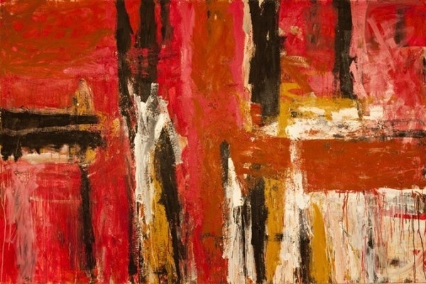 Rosa park painting one of the rare artworks of Fritz Bultman exhibition #abstract #rare #expressionism #exhibition #sculptures #artworks #paintings