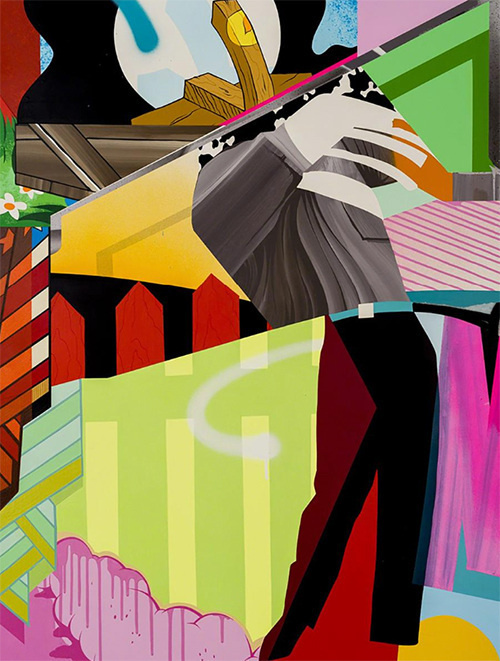 Pose P.2 - F C H I C H K 'L #pose #graffiti #painting #mixed #media