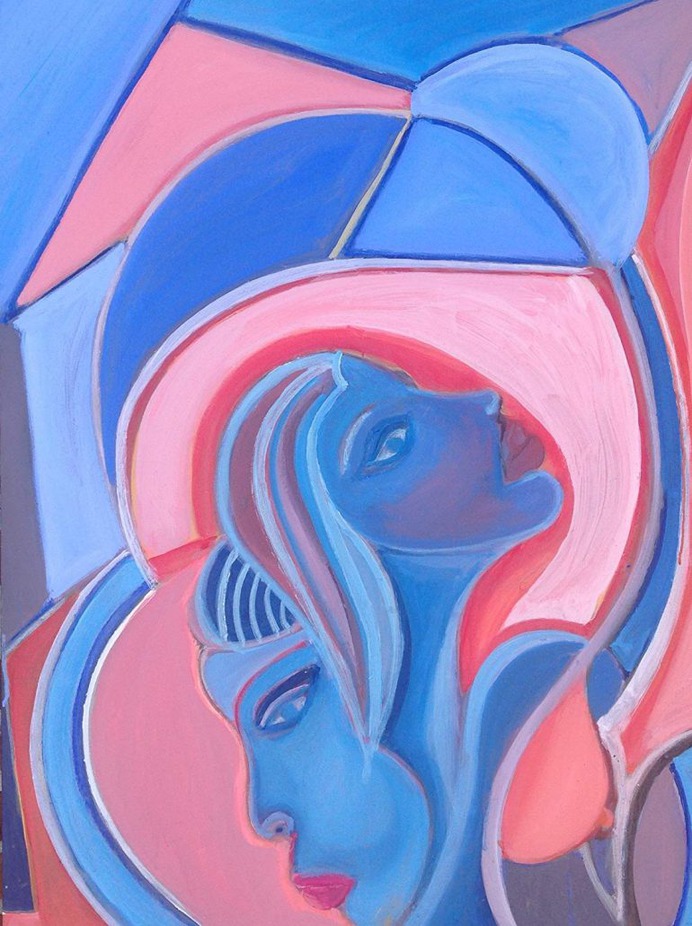 THE ANGELICA'S ACRYLIC PAINTING 30X40