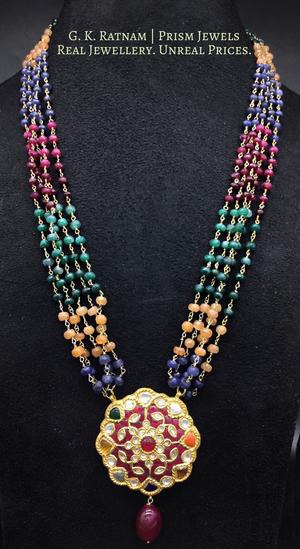 Pendant Set - gold diamond polki kundan meena jadau jewellery