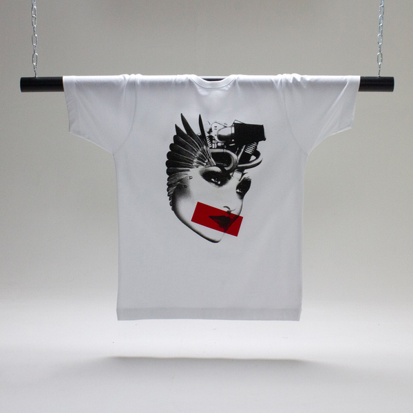 Mechanical Face T-shirt by Wasted Heroes #print #tshirt #shirt #screen #face #graphics #surreal