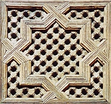 medersa_wooden_star_lattice.jpg (JPEG Image, 372x350 pixels) #pattern #tile