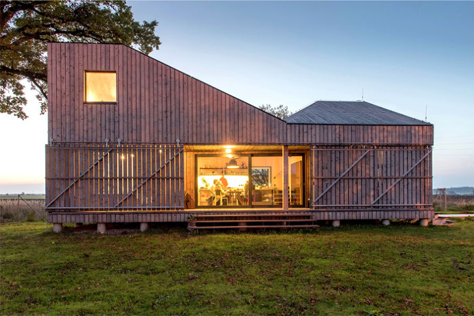 Modernistic Wooden House Zilvar - #architecture, #house, #home, home, architecture