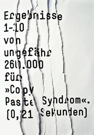 Patrick Geiselhardt – Visuelle Kommunikation #paste #studium #copy #syndrom #digitale