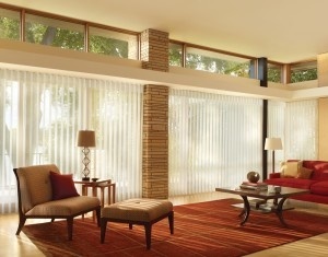 #mid century #blinds #floor to ceiling windows