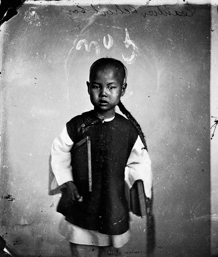 A Cantonese Schoolboy (full-size) - Wellcome Collection #historical #photography #china #portrait