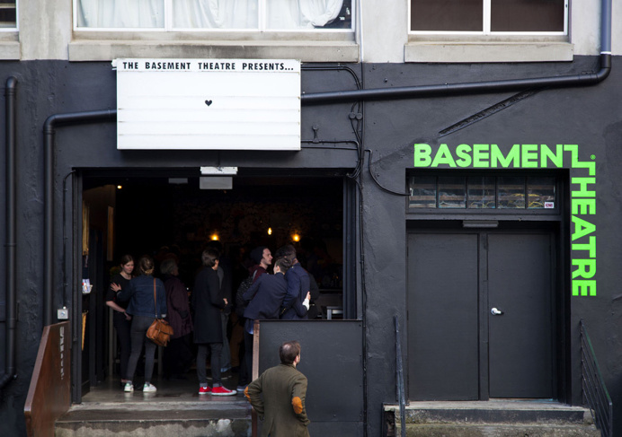 Basement Theatre #theatre #ligature #signage