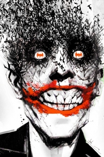 tumblr_loy3ljYsmD1qgex9eo1_500.jpg (467×700) #cool #joker #illustration #batman