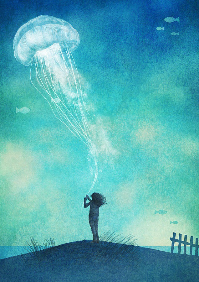 easy jellyfish painting & jellyfish paint by numbers #painting