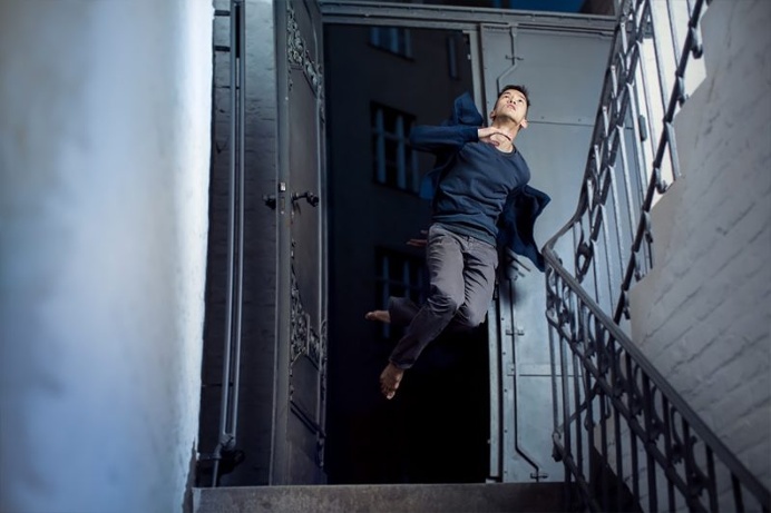 Fascinating Ballet Self-Portraits While Airborne by Mickael Jou