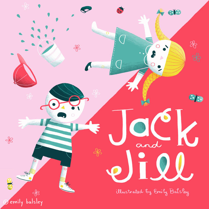 Happy Happy Art Collective - Emily Balsley illustration #mid-century #illustration #balsley #naive #children #emily #typography