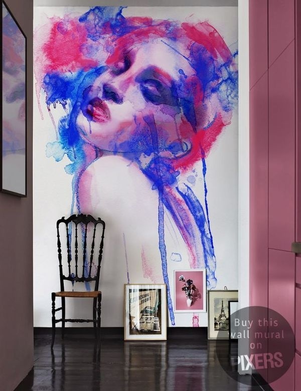 Ecstasy color - inspiration wallmurals, interiors galleryxe2x80xa2 PIXERSIZE.com #wallmural #walldecor #interiordesign #wallpaper #wat