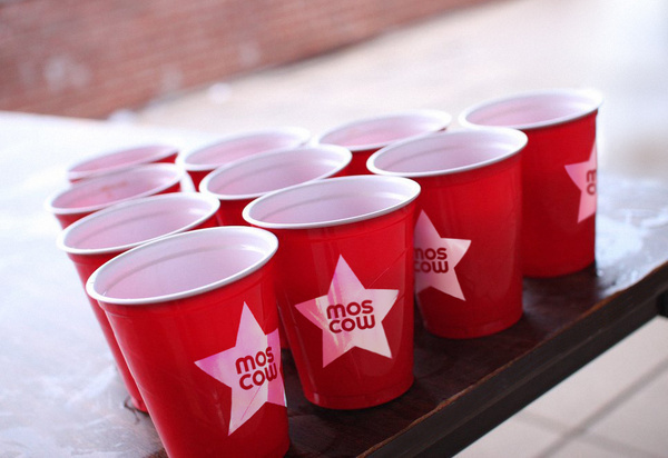 Moscow Star red cups #logotype #red #city #soviet #russia #brand #star #moscow #logo #typography