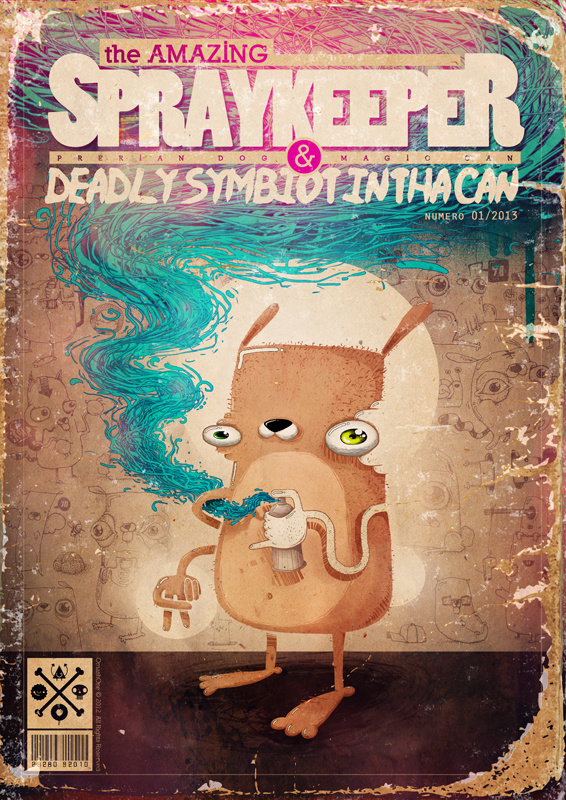 SPRAYKEEPER & Deadly Symbiot Font on Behance