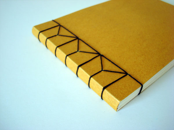 Feeling Bookish 2010: Jen Wilkes Hemp Leaf Binding #binding