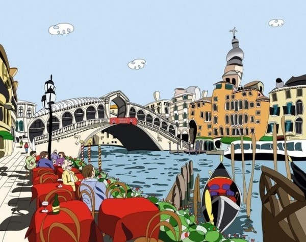 "Table talk" by Dylan Izaak #olympic #artist #london #2012 #art #paintings #games