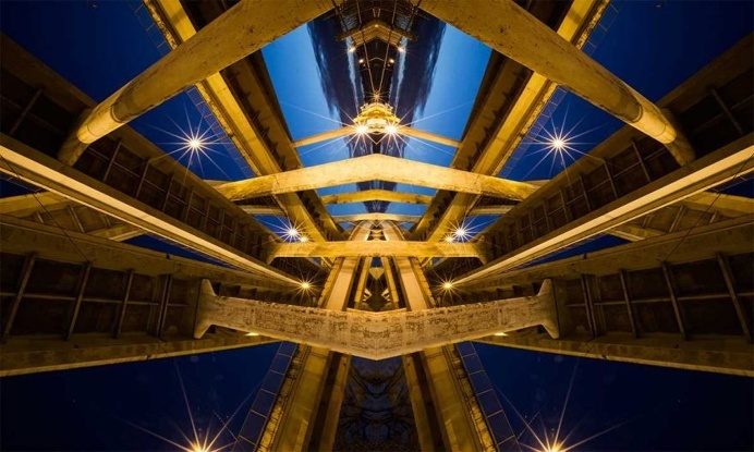 Roadschachs: Stunning Bridges of Portland by David McLaughlin