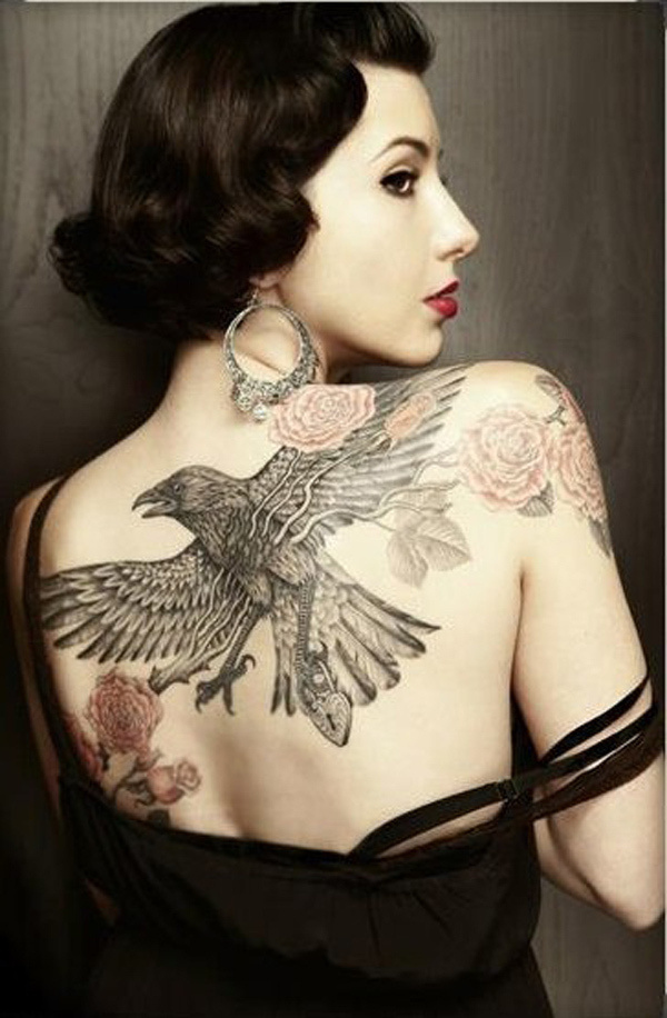 50 Awesome Back Tattoo Ideas #ideas #tattoo #back