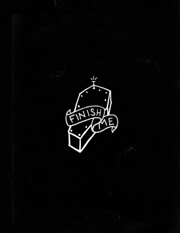 White on Black Jon Donaghy #banner #white #religious #sharpie #death #texture #black #simple #illustration #drawn #minimal #and #hand #coffin