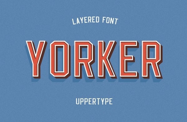 Yorker font on Behance #typography