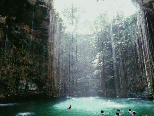 Likes | Tumblr #lagoon #cave #sea #waterfall