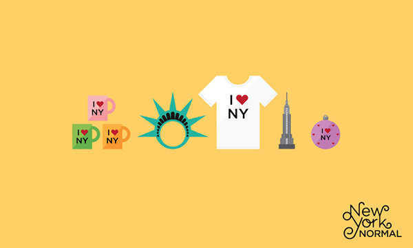 New York Citys unique features illustrated #design #icons #illustrations #york #usa #new
