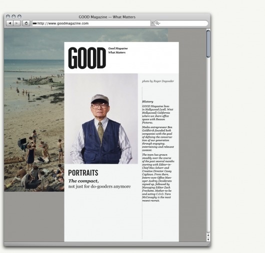 GOOD Brand — Work — AREA 17 #layout #design #web