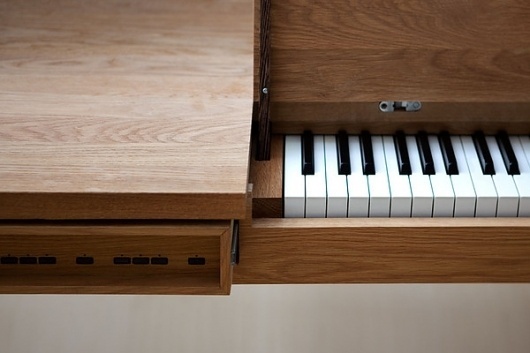 Georg Bohle Piano Table on the Behance Network #wood #furniture #table #piano