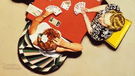 It's Nice That : Article : Norman Rockwell #bright #rockwell #painting #cards #norman