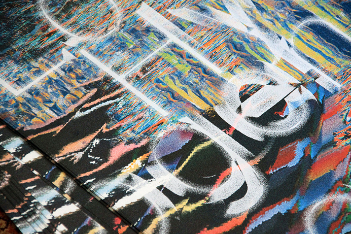 Love&Hydrogen—Zeppelinoper #knoops #silkscreen #glitch #poster #type