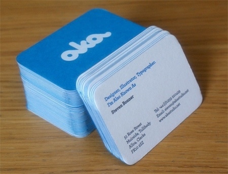 40 Cool Blue Business Card Designs #card #business