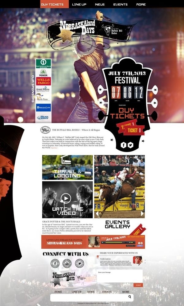 | Nebraskaland fest | #layout #design #countdown
