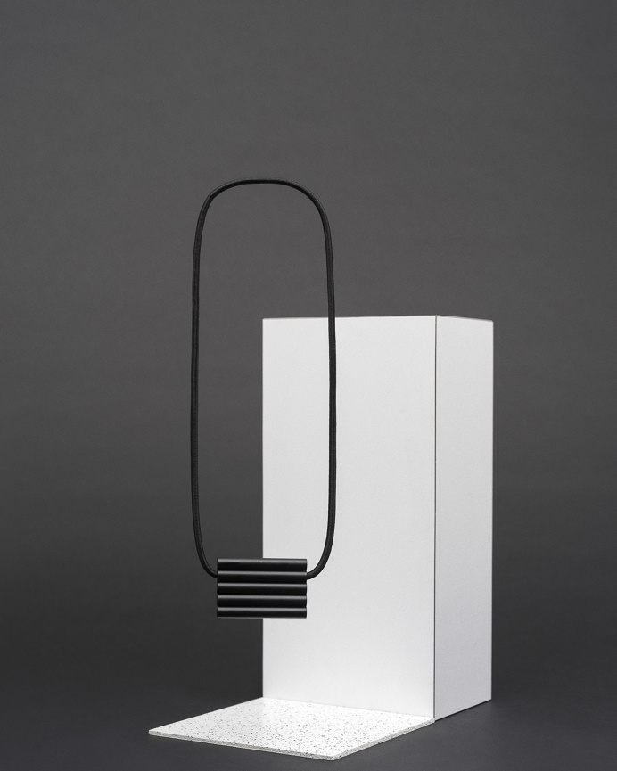 ONA Collection Agathe Palavioux Maud minimal geometric black and white cube wave circle round geometric form beautiful jewelry best new bra