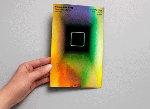 transmediale 2k+12 #print #flyer #manuel #shiny #buerger