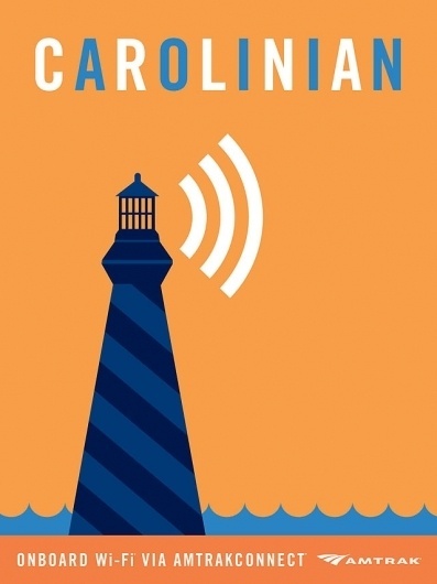 Clever Amtrak Wi-Fi Posters #poster