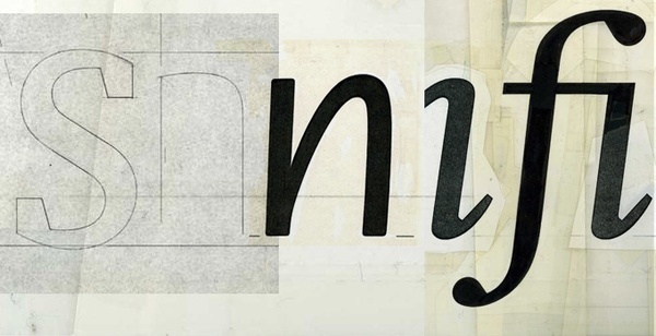 Preliminary sketches from Gerand Unger's type designs (left to right: Oranda, ITC Flora, Swift). #typography #sketches #letterforms #sans_s
