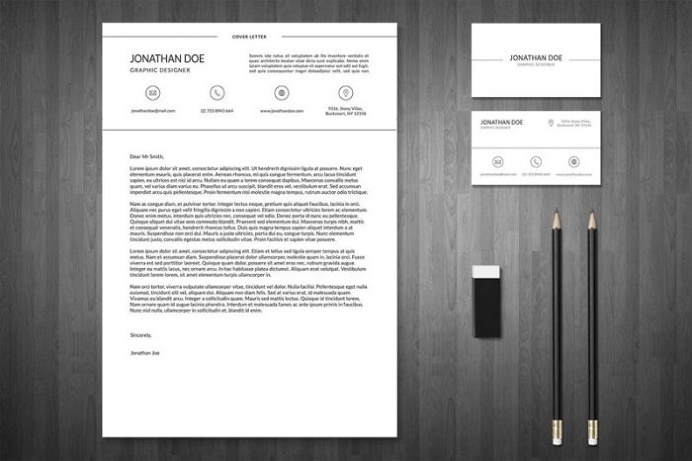 Free Minimal Resume and Business Card Template