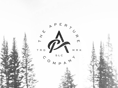 "The Aperture Co" Monogram Process #logo
