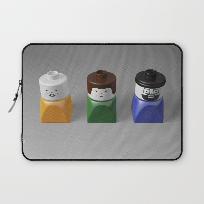 Duplo Family Laptop Sleeve at Søciety6 #duplo #cgi #3drender #lego #cinema4d #rickardarvius
