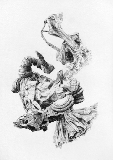 Accelerator series on the Behance Network #abstract #drawing #torn #james #illustration #roper #art #items #pencil