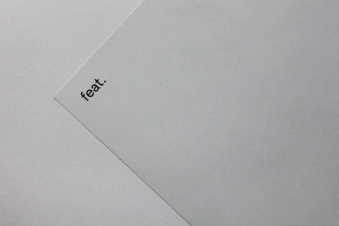 Feat. Produktion Identity Branding identity corporate design modern minimal best beauty beautiful black dark logo geometry line lines moby d