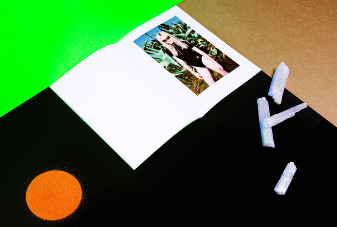 duo d uo | creative studio | She is Frank – Fire & Ice #emboss #design #publication #landscape #photography #fashion #fluro #green